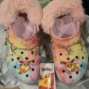 Pokémon Themed Crocs with Charms